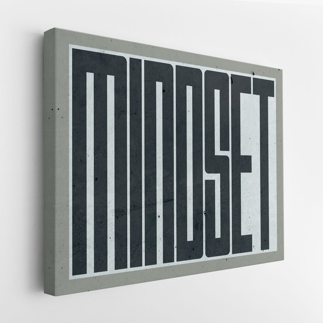 Mindset canvas art