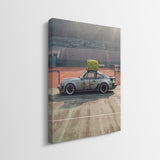 Side profile of the Sideline Out gallery-wrapped canvas edge
