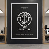 Simple Guide To Success canvas wall art