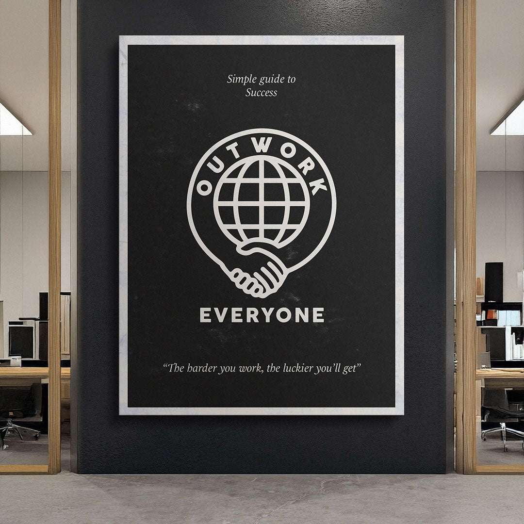 Simple Guide To Success canvas wall art