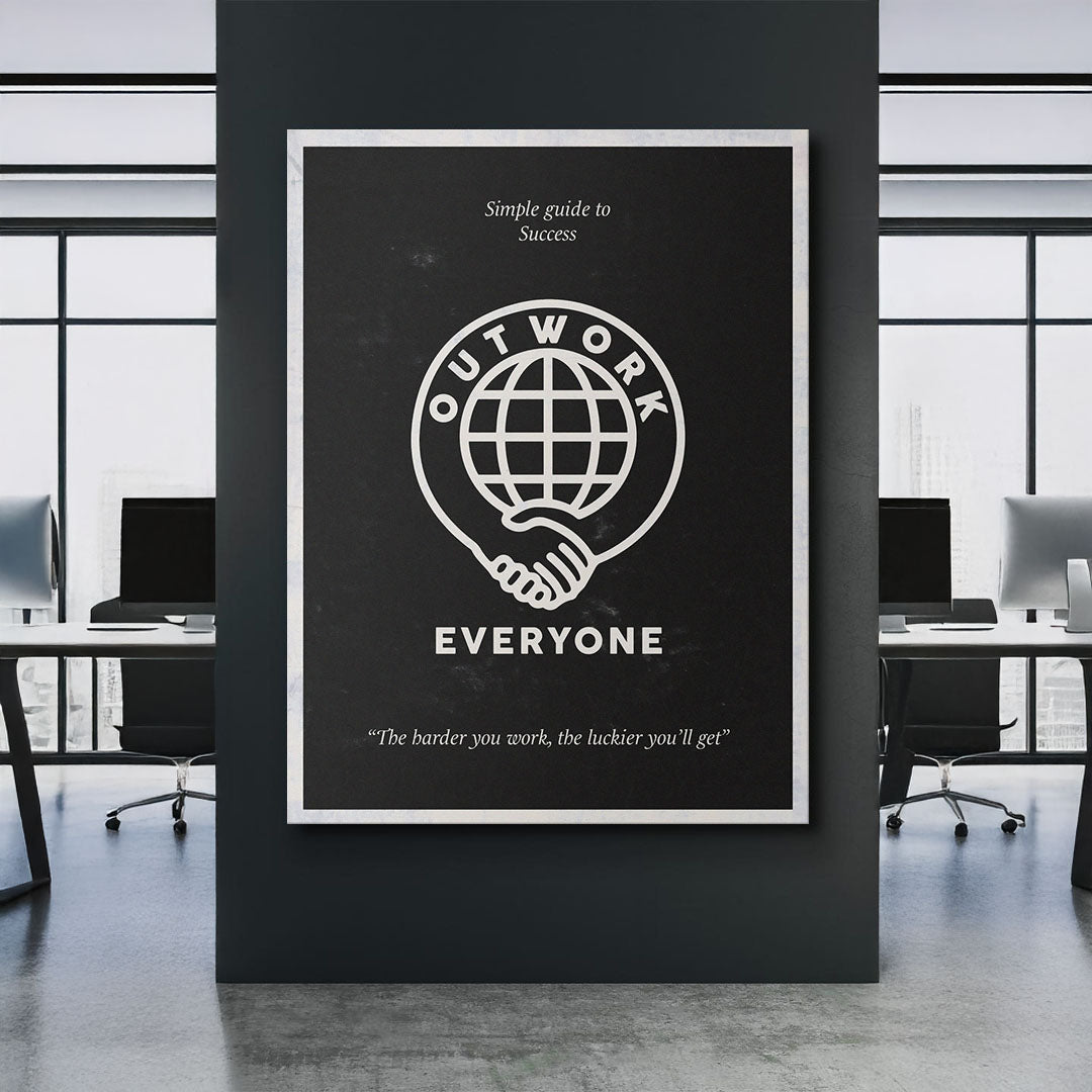 Simple Guide To Success canvas wall art