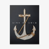 Sink Or Swim canvas wall art