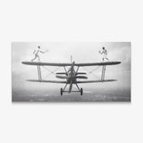 Sky Match tennis wall art canvas print