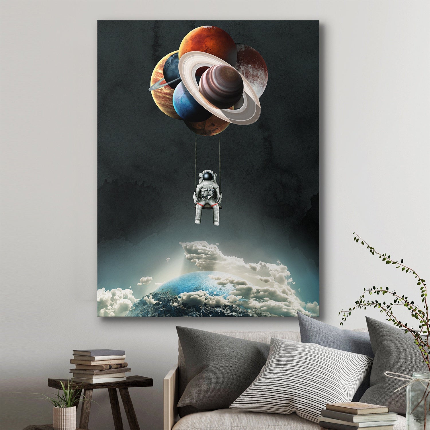 Solar Swinger canvas wall art