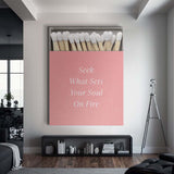 Soul On Fire canvas wall art