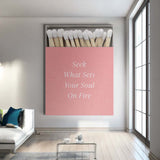 Soul On Fire canvas wall art