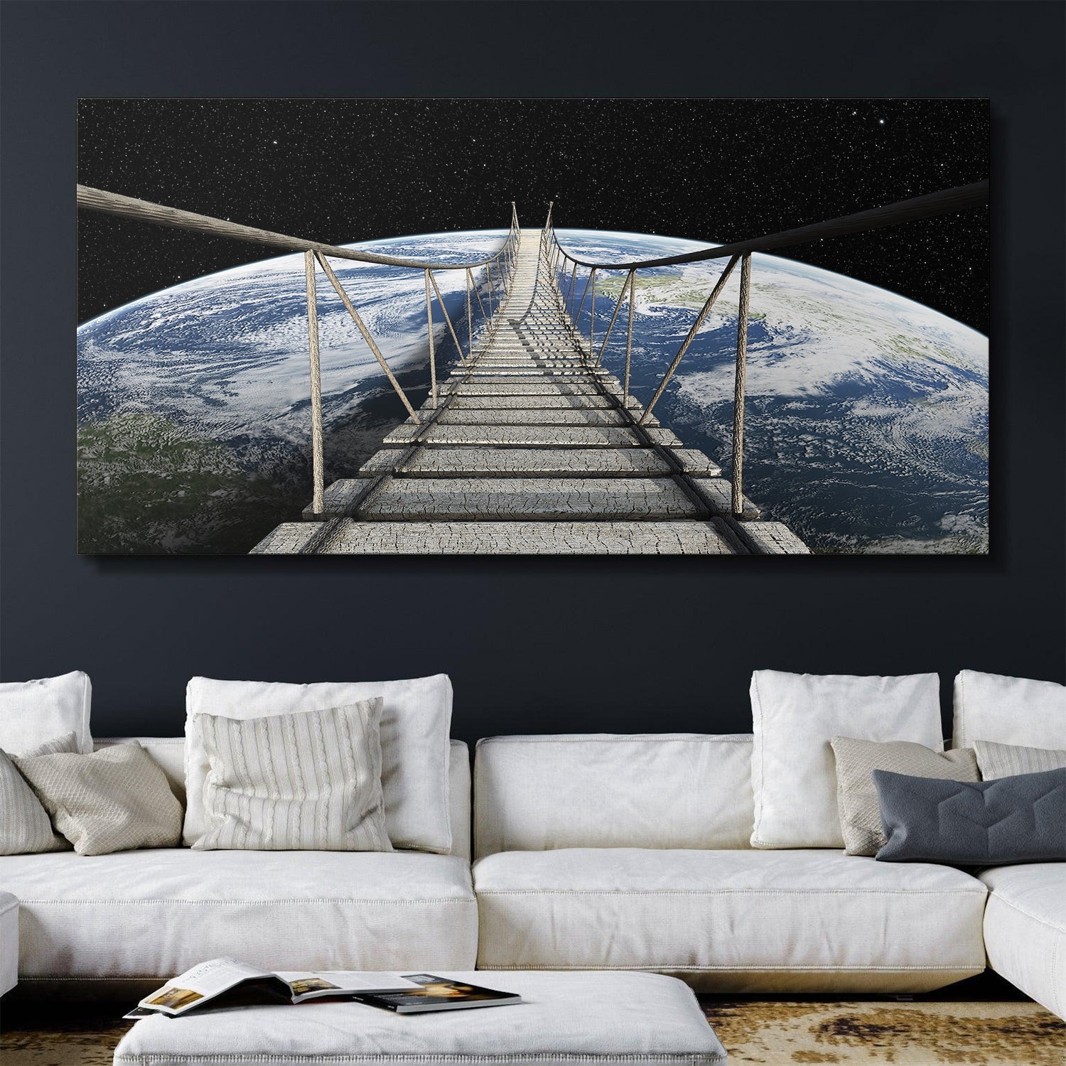 Space Walk canvas art