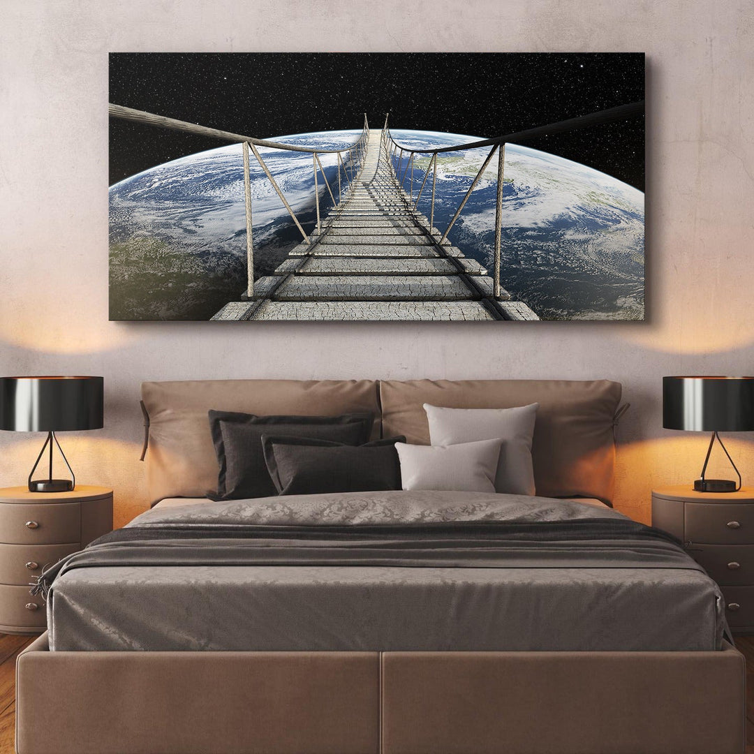 Space Walk canvas art