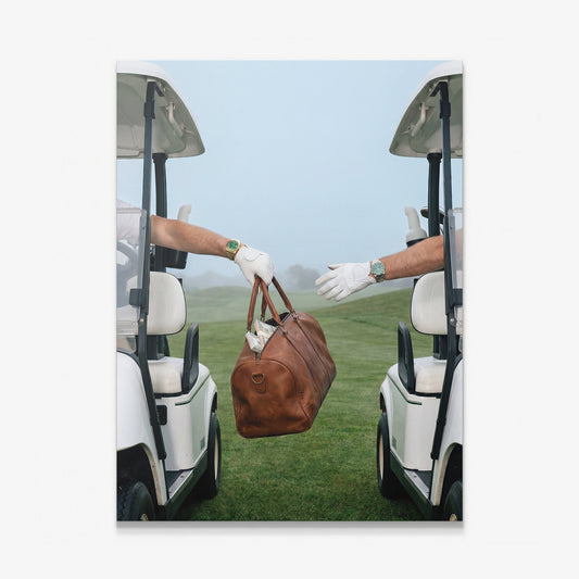 Sport of the Deal golf canvas wall art print