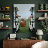 Sport of the Deal golf wall art canvas in a modern room