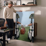 Sport of the Deal golf canvas held by a man