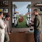 Sport of the Deal golf canvas viewed by a couple