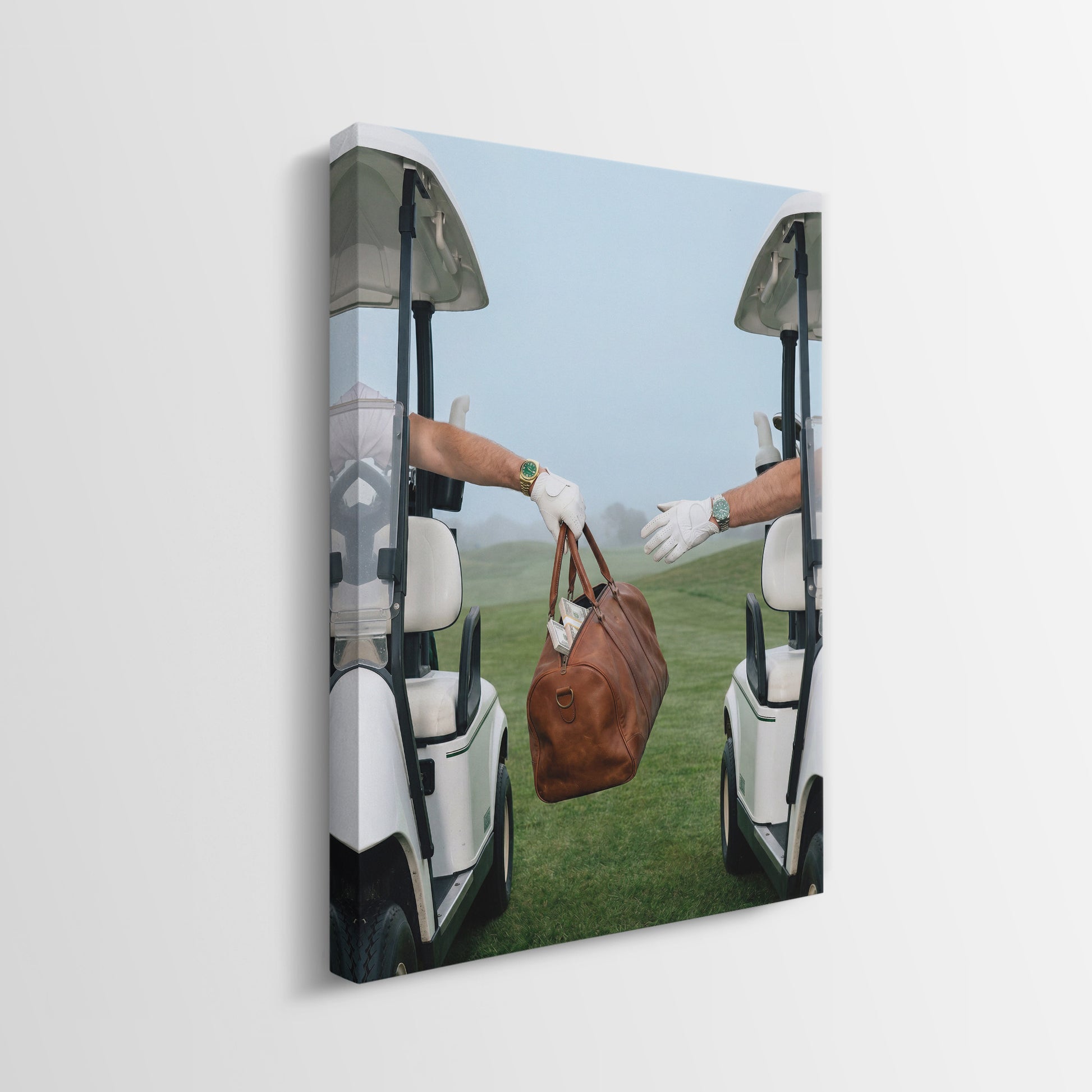 Sport of the Deal golf canvas side edge