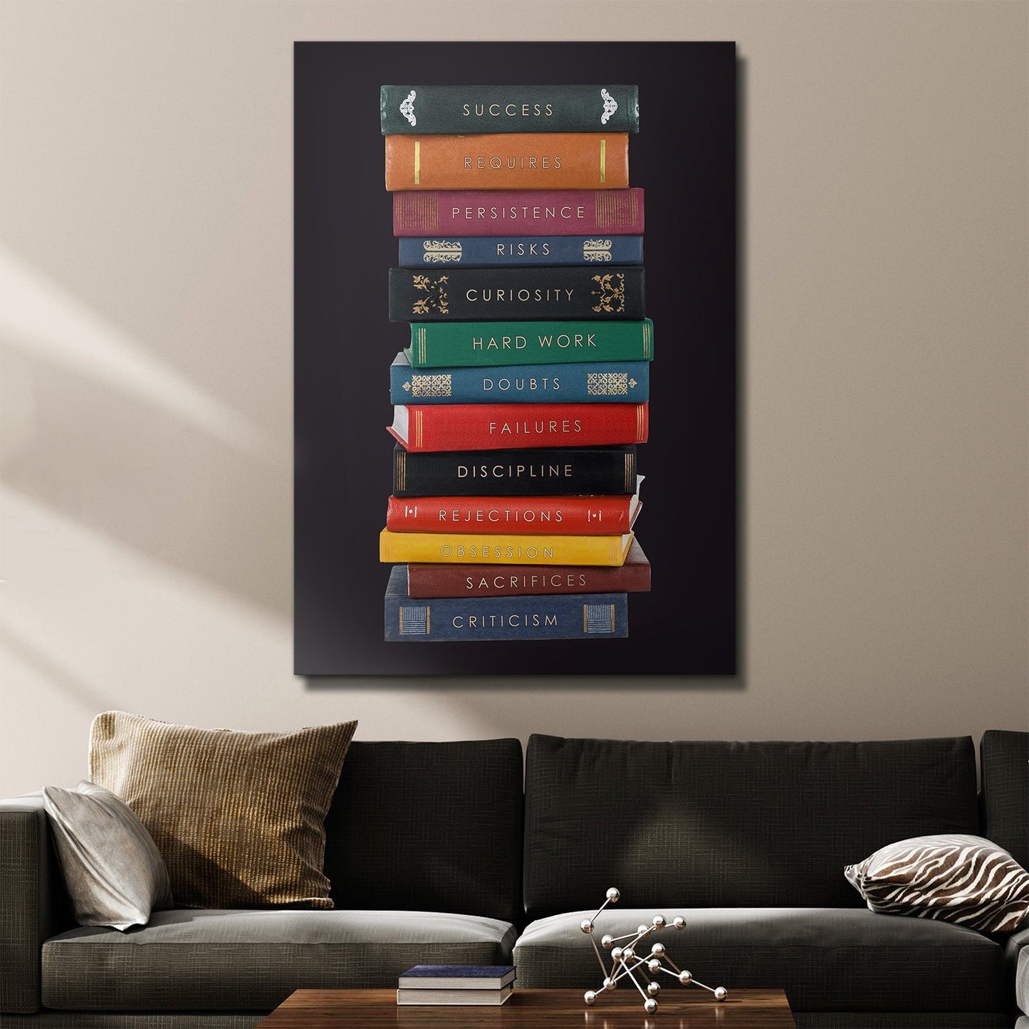 Stacks To Success canvas art