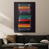 Stacks To Success canvas wall art