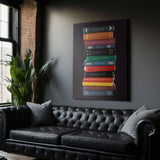 Stacks To Success canvas wall art