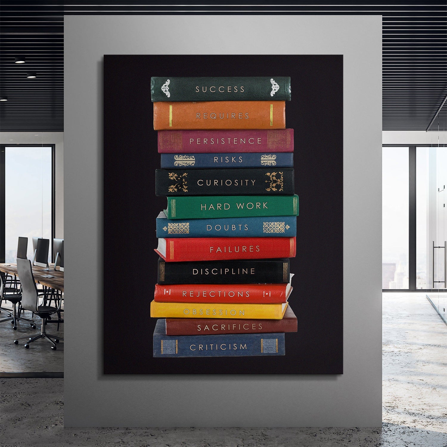 Stacks To Success canvas art