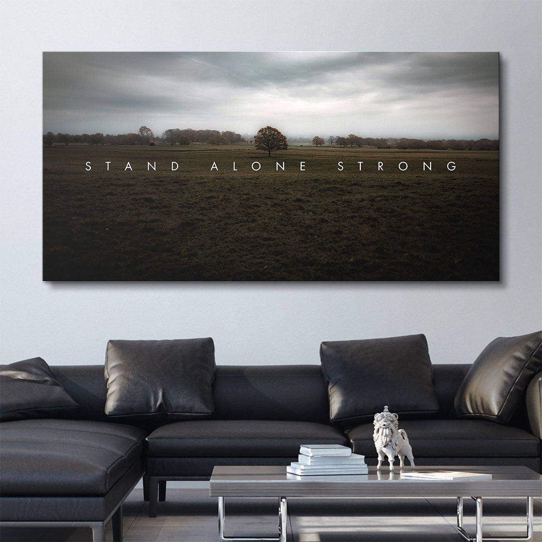 Stand Alone Strong canvas art