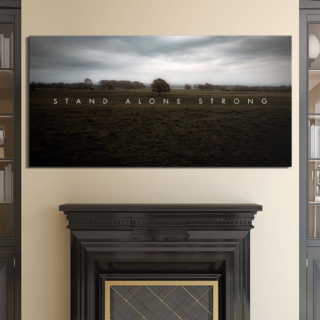 Stand Alone Strong canvas art