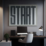 Start canvas wall art