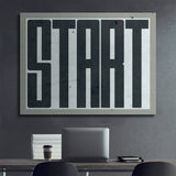 Start canvas wall art