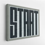 Start canvas wall art