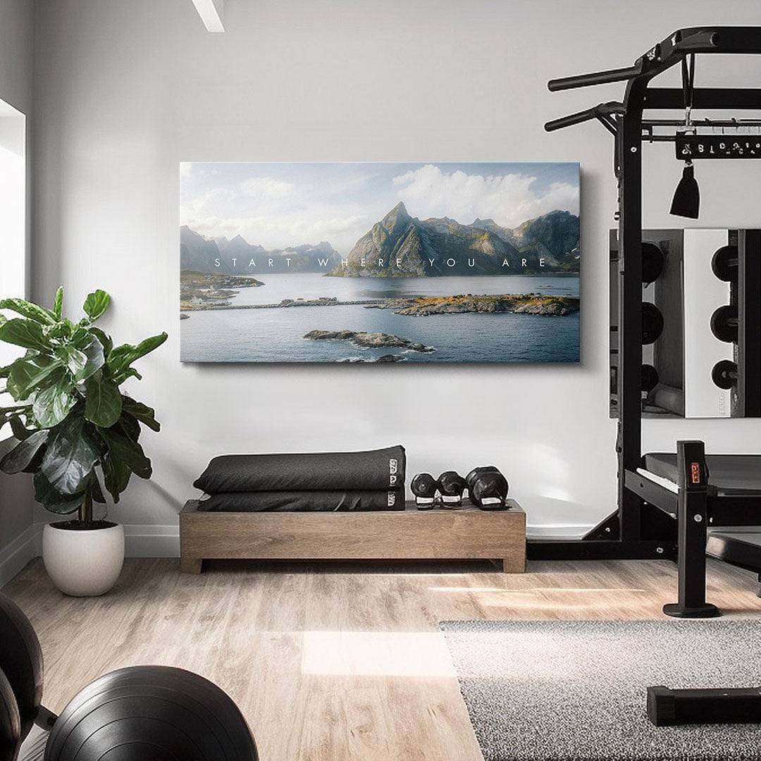 Start Where You Are canvas art