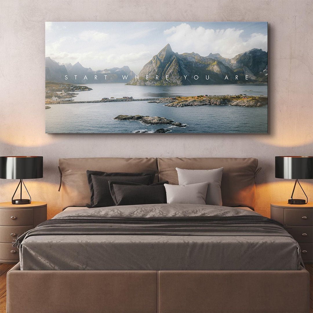 Start Where You Are canvas art