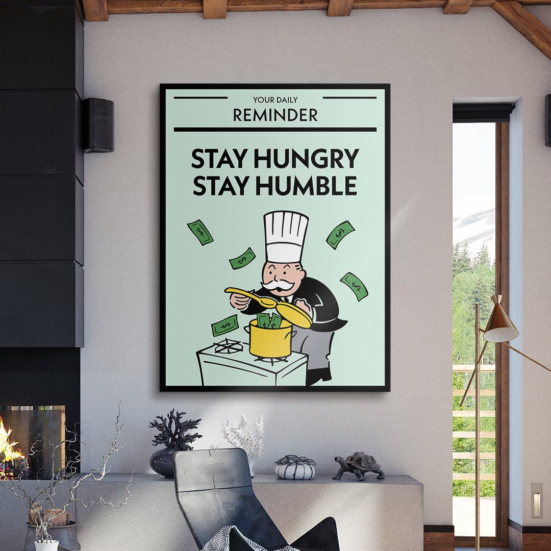Stay Hungry Stay Humble canvas art