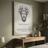 Stoic Mindset canvas wall art