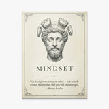 Stoic Mindset canvas wall art