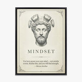 Stoic Mindset canvas wall art