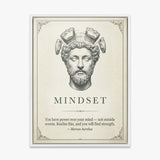 Stoic Mindset canvas wall art