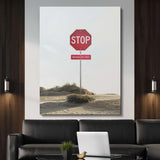 Stop Making Excuses canvas wall art