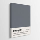 Strength Palette canvas wall art