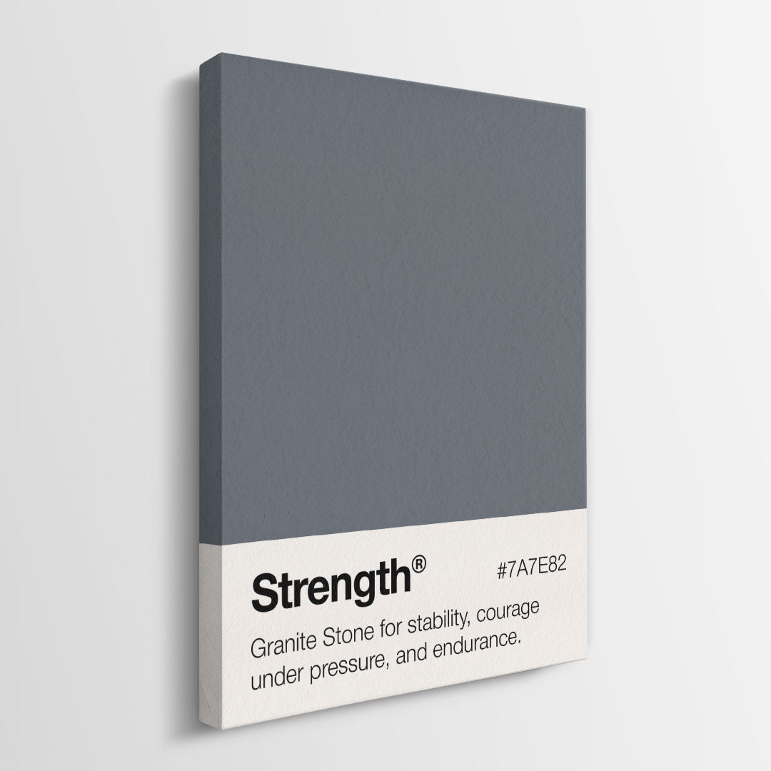 Strength Palette canvas wall art