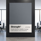 Strength Palette canvas wall art