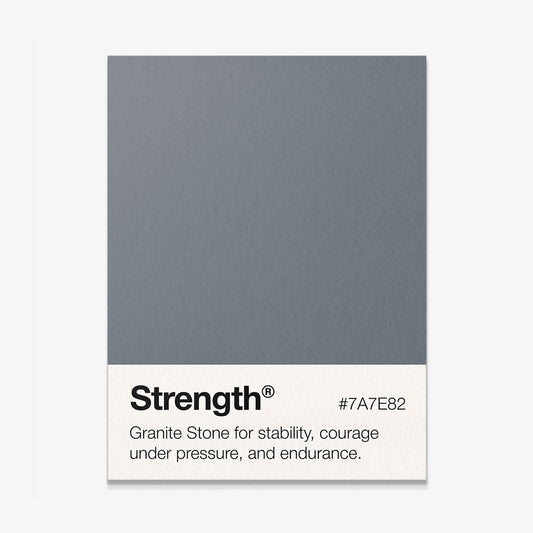 Strength Palette motivational canvas wall art
