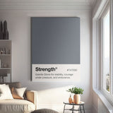 Strength Palette canvas wall art