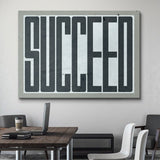 Succeed canvas wall art