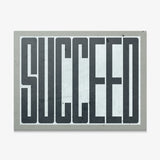 Succeed canvas wall art