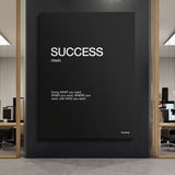 Success Definition canvas wall art