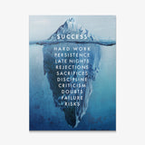 Success Iceberg canvas wall art