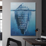 Success Iceberg canvas wall art