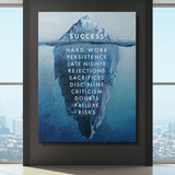 Success Iceberg canvas wall art