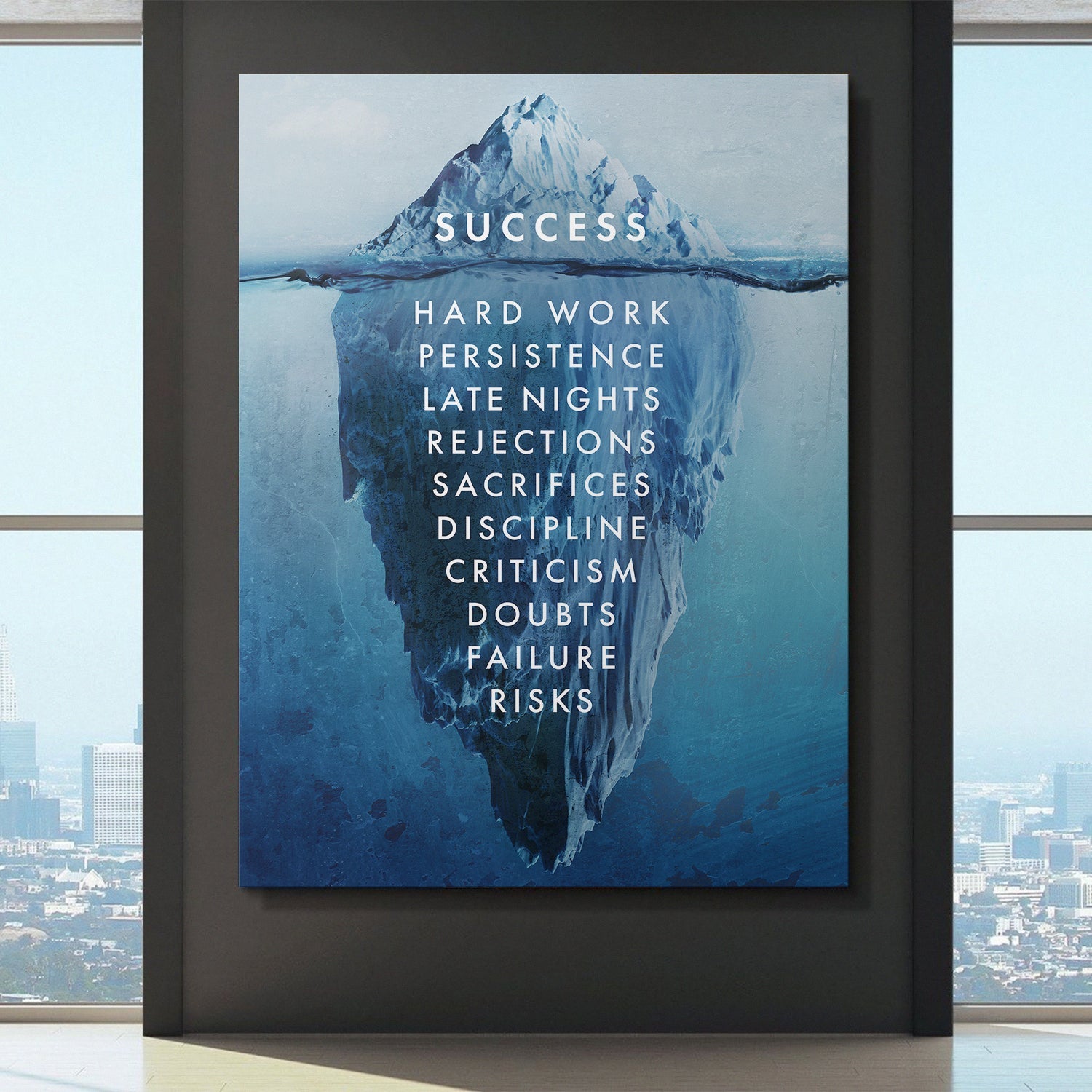 Success Iceberg canvas art