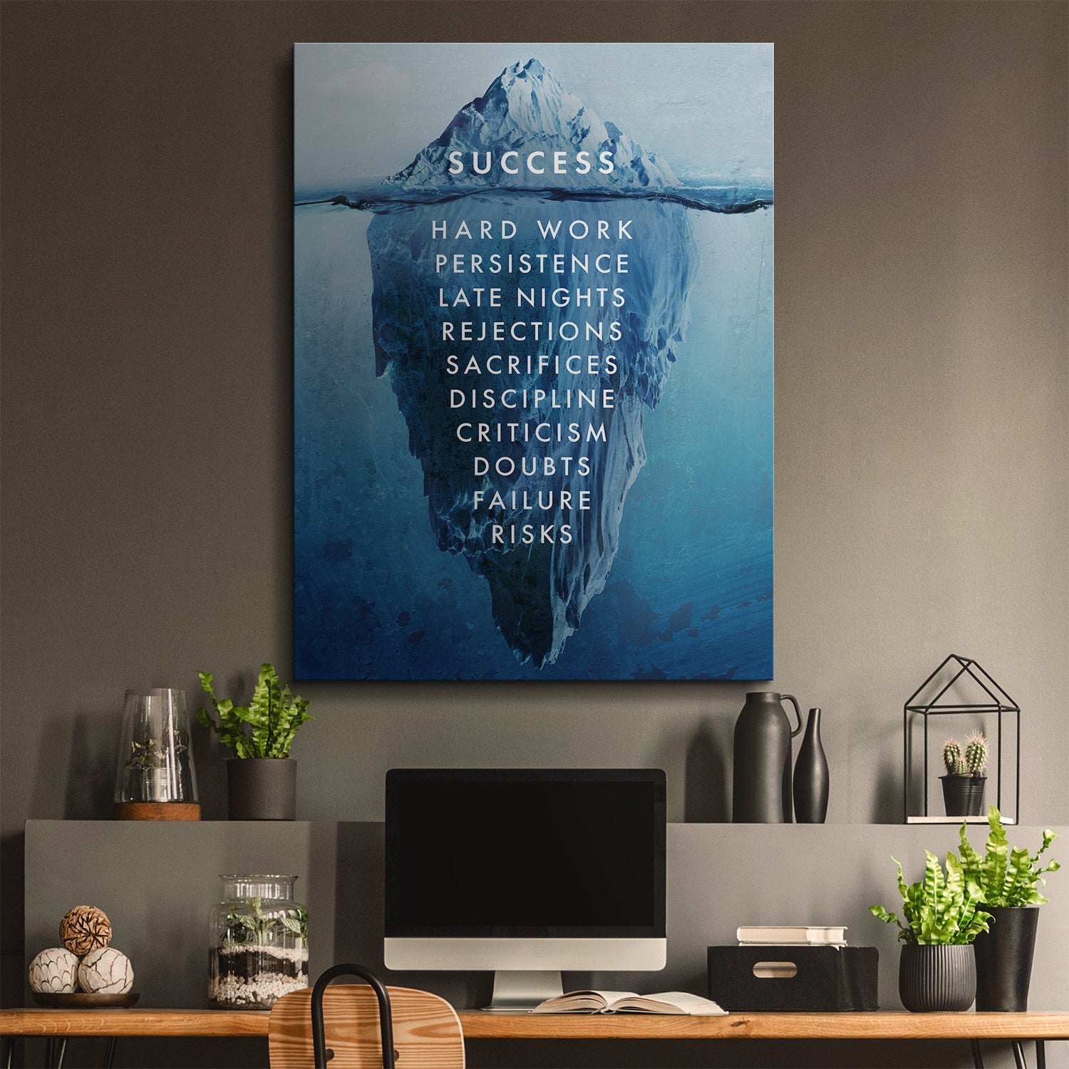 Success Iceberg canvas art