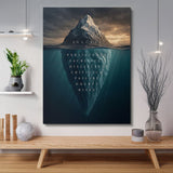 Success Iceberg (Storm) canvas wall art