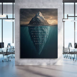 Success Iceberg (Storm) canvas wall art