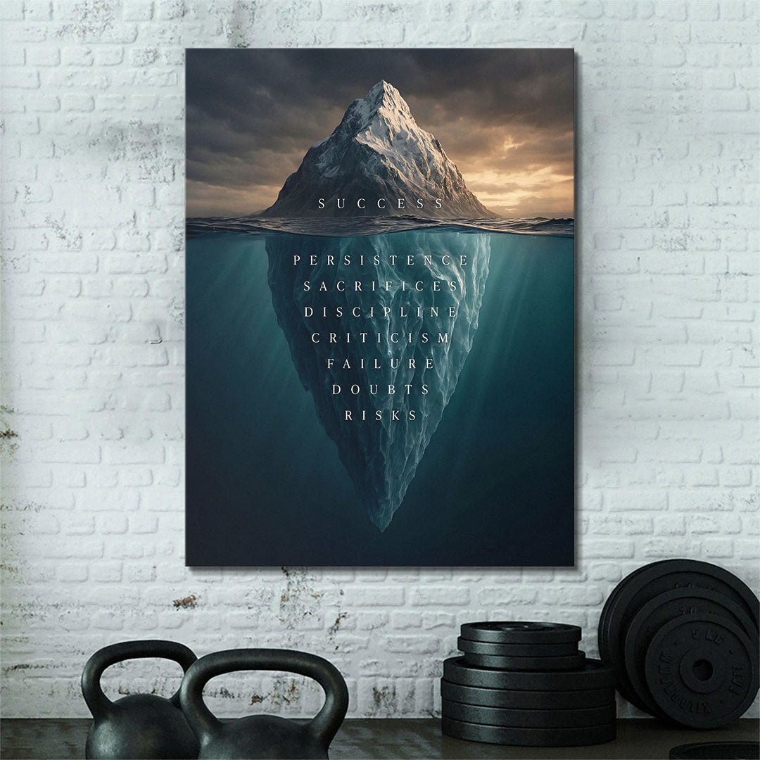 Success Iceberg (Storm) canvas wall art